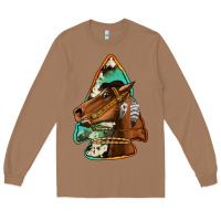 Toasted Coconut horse arrowhead Long Sleeve Tee - Jasminsmagicworld