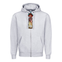 Heather Grey farm life alphabet lowercase letters i Zipper Hoodie - BundleAndBundleShop