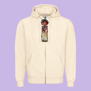 Farm Life Alphabet Lowercase Letters I Zipper Hoodie Designed By Bundleandbundleshop
