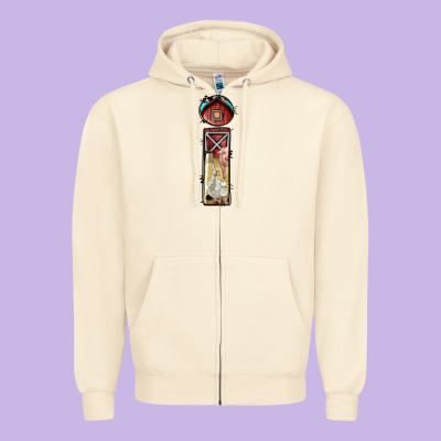 Farm Life Alphabet Lowercase Letters I Zipper Hoodie Designed By Bundleandbundleshop