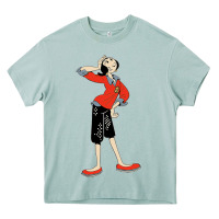 Arona olive oyl art Heavy Core Tee - tuanDangUi