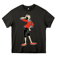 Asphalt olive oyl art Heavy Core Tee - tuanDangUi