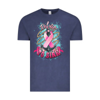 Vintage Denim refuse to sink cancer anchor Vintage Tee - NancyCooperArtShop