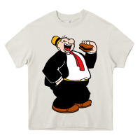 Cream wimpi character popeye Heavy Core Tee - tuanDangUi
