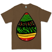 Cacao teardrop african pattern Premium Tee - BundleAndBundleShop