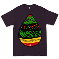 Plum teardrop african pattern Premium Tee - BundleAndBundleShop