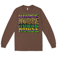 Chestnut nurse mardi gras Long Sleeve Tee - CowGirlArtShop