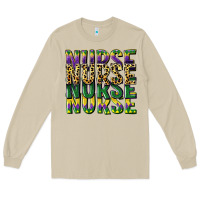 Mushroom nurse mardi gras Long Sleeve Tee - CowGirlArtShop