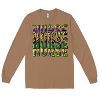 Toasted Coconut nurse mardi gras Long Sleeve Tee - CowGirlArtShop