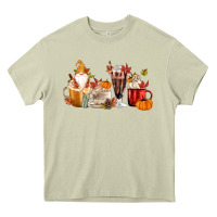 Mossy Fall Gnome Coffee Cups Heavy Core Tee - MaliasSmallBusiness
