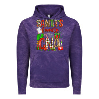 Cloud Purple santa's favorite cna Vintage Hoodie - texasbilliewilder