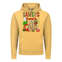 Vintage Mustard santa's favorite cna Vintage Hoodie - texasbilliewilder