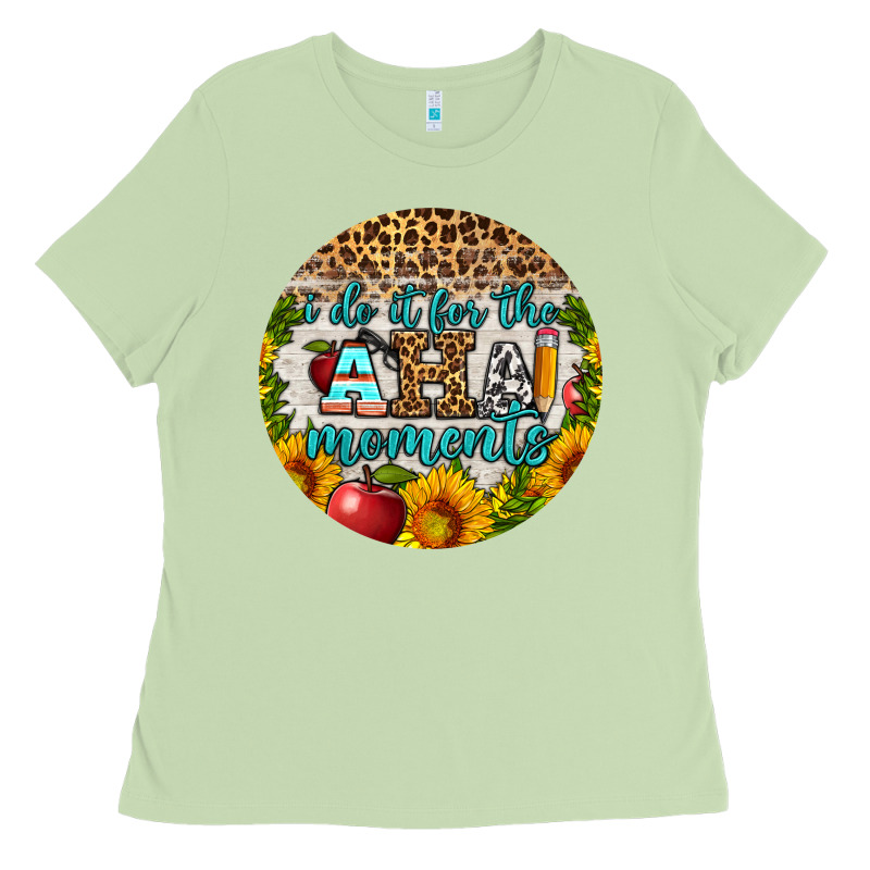 I Do It For The Aha Moments Round Earring Ladies Tee by BundleAndBundleShop | Teevron