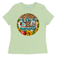 Matcha i do it for the aha moments round earring Ladies Tee - BundleAndBundleShop