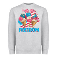 Heather Grey taste like freedom 4th of july Heavyweight Sweatshirt - FaDigitalArtStudio