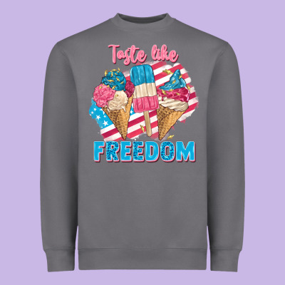 Taste Like Freedom 4th Of July Heavyweight Sweatshirt Designed By Fadigitalartstudio