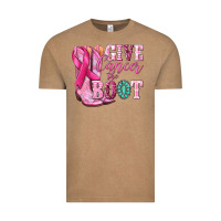Vintage Coffee give cancer the boot Vintage Tee - NancyCooperArtShop