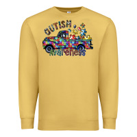 Antique Gold autism avareness Premium Sweatshirt - SublimationCraftShop