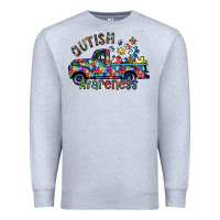 Heather Grey autism avareness Premium Sweatshirt - SublimationCraftShop