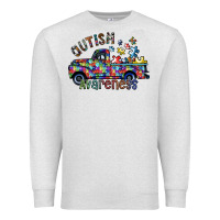 Oatmeal Heather autism avareness Premium Sweatshirt - SublimationCraftShop