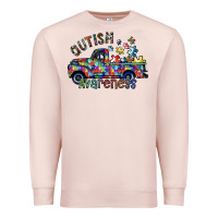 Pale Pink autism avareness Premium Sweatshirt - SublimationCraftShop