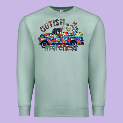 Autism Avareness Premium Sweatshirt Designed By Sublimationcraftshop