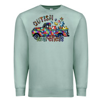 Seafoam autism avareness Premium Sweatshirt - SublimationCraftShop