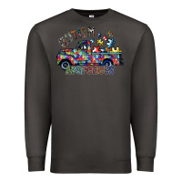 Smoke autism avareness Premium Sweatshirt - SublimationCraftShop
