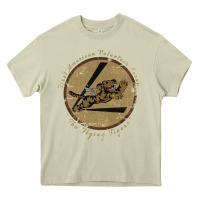 Mossy flying tigers squadron wwii leather patch design Heavy Core Tee - tuanDangUi