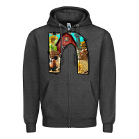 Charcoal Heather farm life alphabet lowercase letters n Zipper Hoodie - BundleAndBundleShop