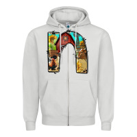 Dove Grey farm life alphabet lowercase letters n Zipper Hoodie - BundleAndBundleShop