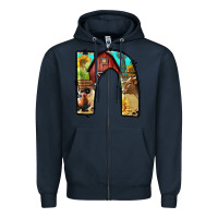 Navy farm life alphabet lowercase letters n Zipper Hoodie - BundleAndBundleShop
