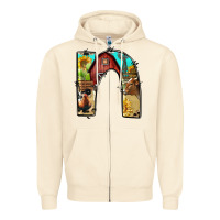 Sandshell farm life alphabet lowercase letters n Zipper Hoodie - BundleAndBundleShop