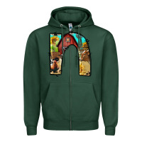 Sports Green farm life alphabet lowercase letters n Zipper Hoodie - BundleAndBundleShop