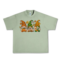 Oil Green Fall Gnomes Urban Heavy Tee - texasbilliewilder
