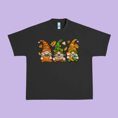 Fall Gnomes Urban Heavy Tee Designed By Texasbilliewilder