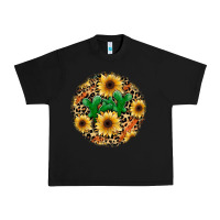 Black leopard cactus sunflower Urban Heavy Tee - JahusDesignShop