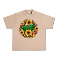 Burro leopard cactus sunflower Urban Heavy Tee - JahusDesignShop