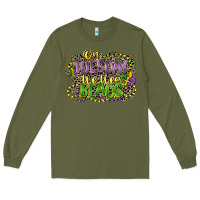 Army Green on tuesday we wear beads Long Sleeve Tee - CowGirlArtShop