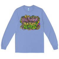Colony Blue on tuesday we wear beads Long Sleeve Tee - CowGirlArtShop
