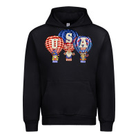 Black usa air balloon gnomies Urban Hoodie - BarkalooDesign