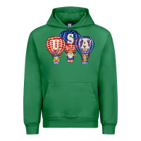 Emerald usa air balloon gnomies Urban Hoodie - BarkalooDesign