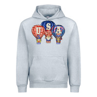 Heather Grey usa air balloon gnomies Urban Hoodie - BarkalooDesign