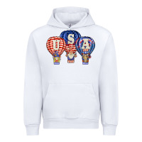 White usa air balloon gnomies Urban Hoodie - BarkalooDesign