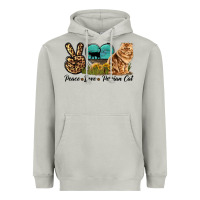 Moon Dust Peace Love Persian Cat Heavyweight Hoodie - LillyAllenDesigns