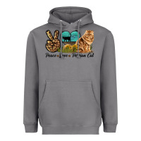 Storm Peace Love Persian Cat Heavyweight Hoodie - LillyAllenDesigns