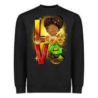 Black Love Juneteenth Heavyweight Sweatshirt - FaDigitalArtStudio