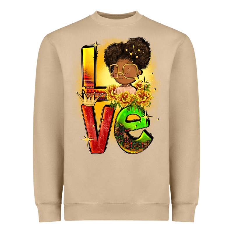 Love Juneteenth Heavyweight Sweatshirt by FaDigitalArtStudio | Teevron