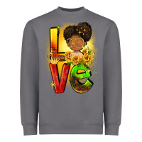Storm Love Juneteenth Heavyweight Sweatshirt - FaDigitalArtStudio