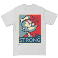 Dove Grey 1 popeye strong brand a transparent Premium Tee - tuanDangUi